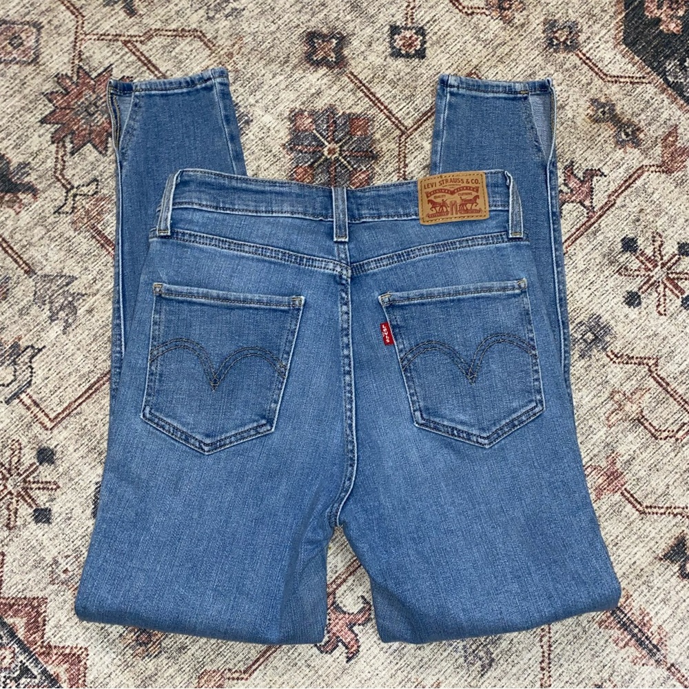 Levi’s 721 Sculpt High Rise Skinny Ankle Jeans Size 27 - Picture 8 of 8
